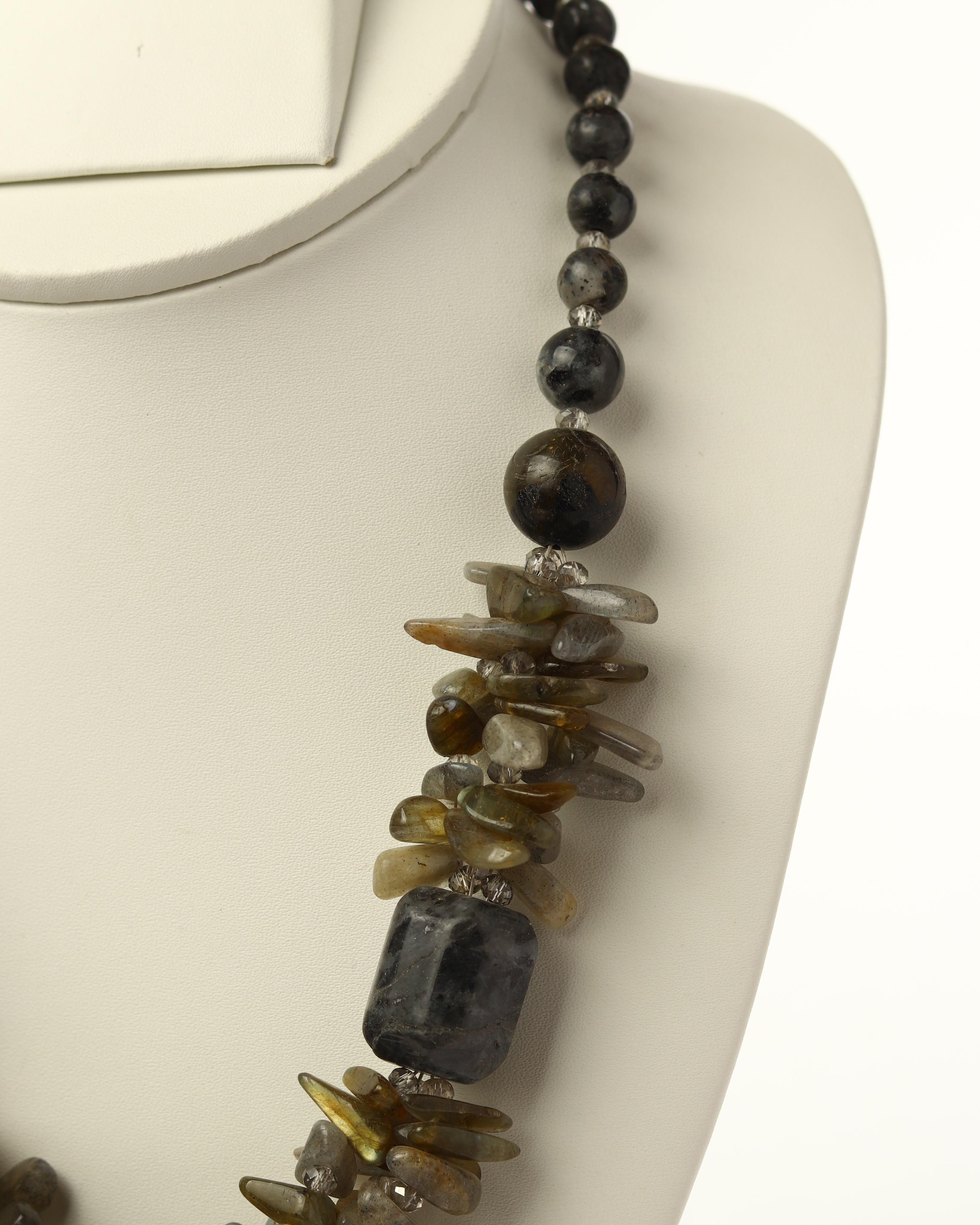 Dark Smoky Gemstone Necklace