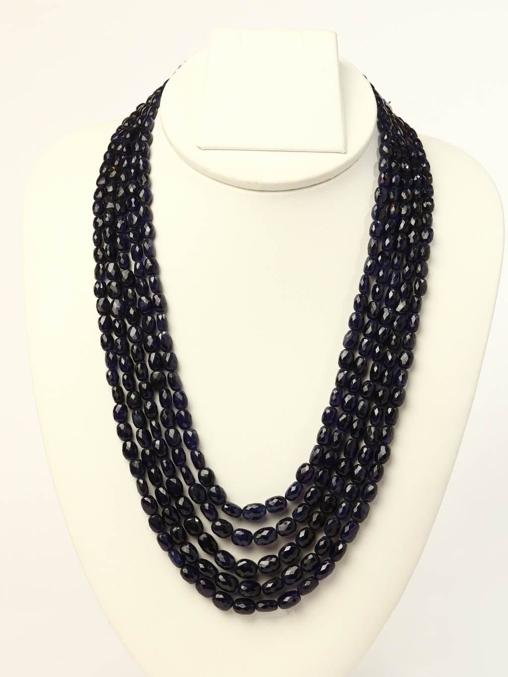 Multi-Strand Blue Sapphire Necklace