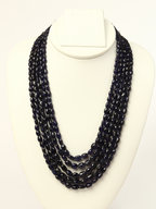 Multi-Strand Blue Sapphire Necklace