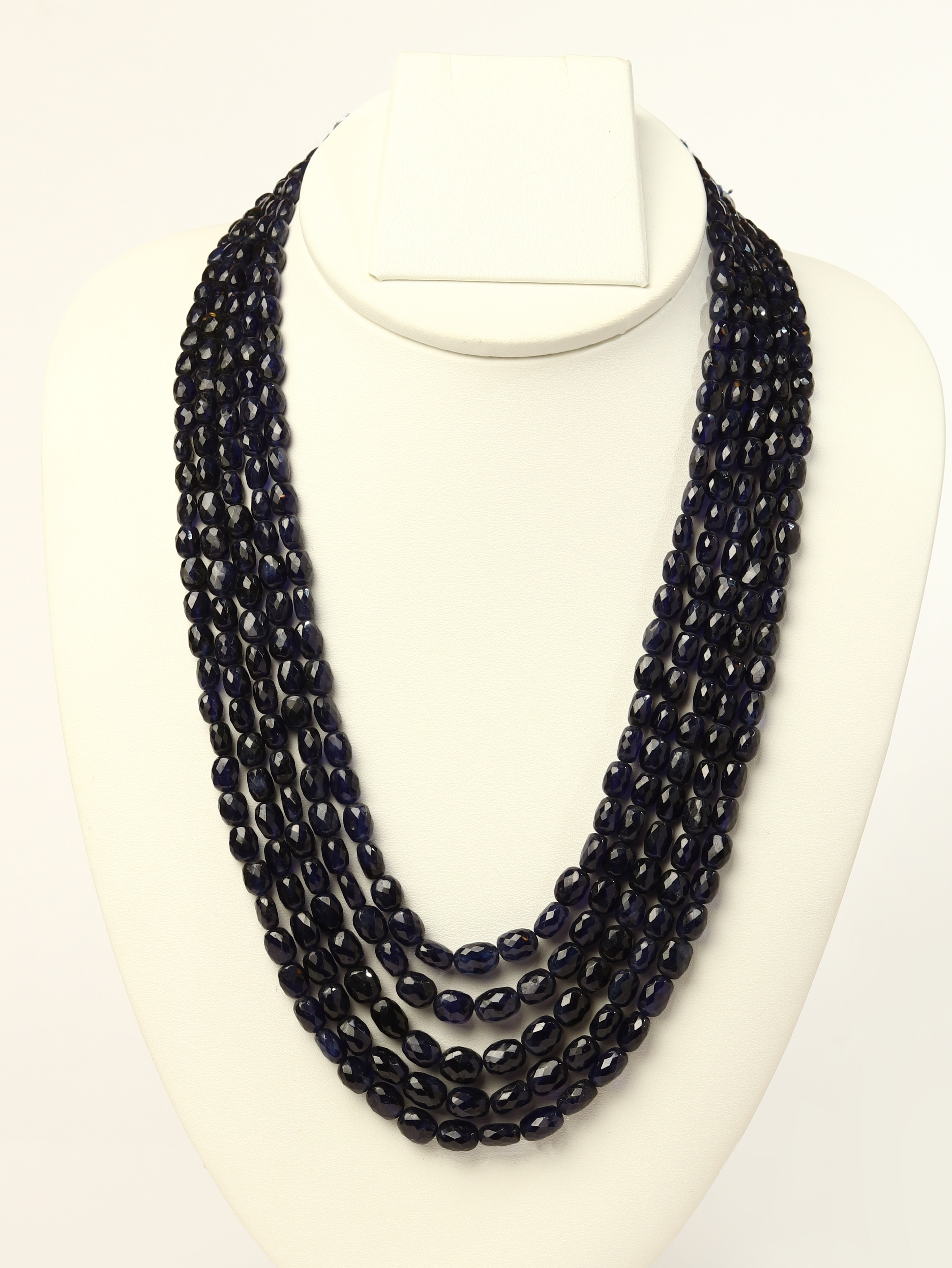 Multi-Strand Blue Sapphire Necklace