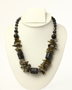 Dark Smoky Gemstone Necklace