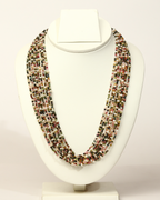 Radiant Tourmaline Pearl Necklace