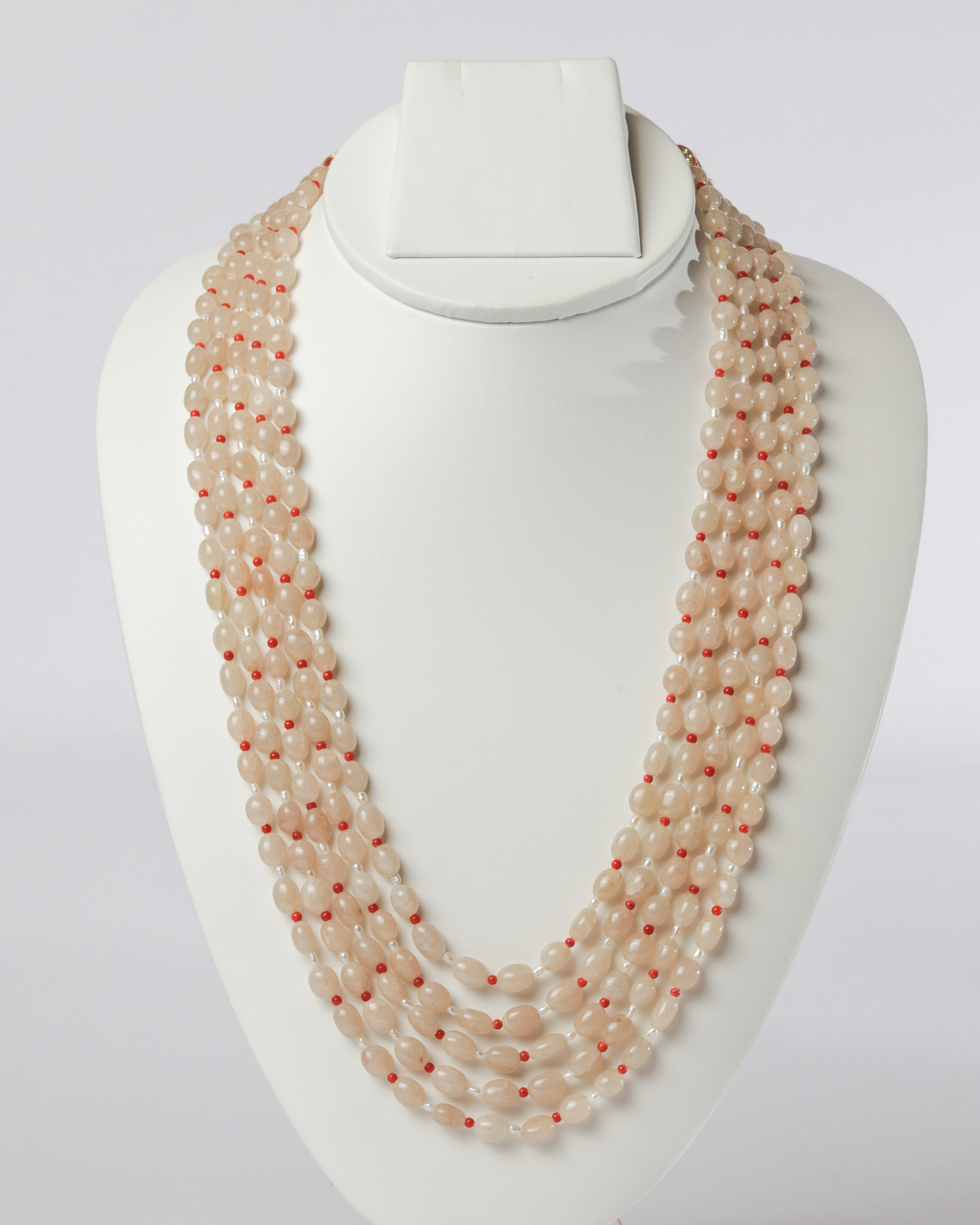 Stones & Pearl Necklace