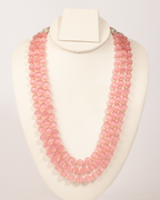 Rose Quartz & Bead Necklace