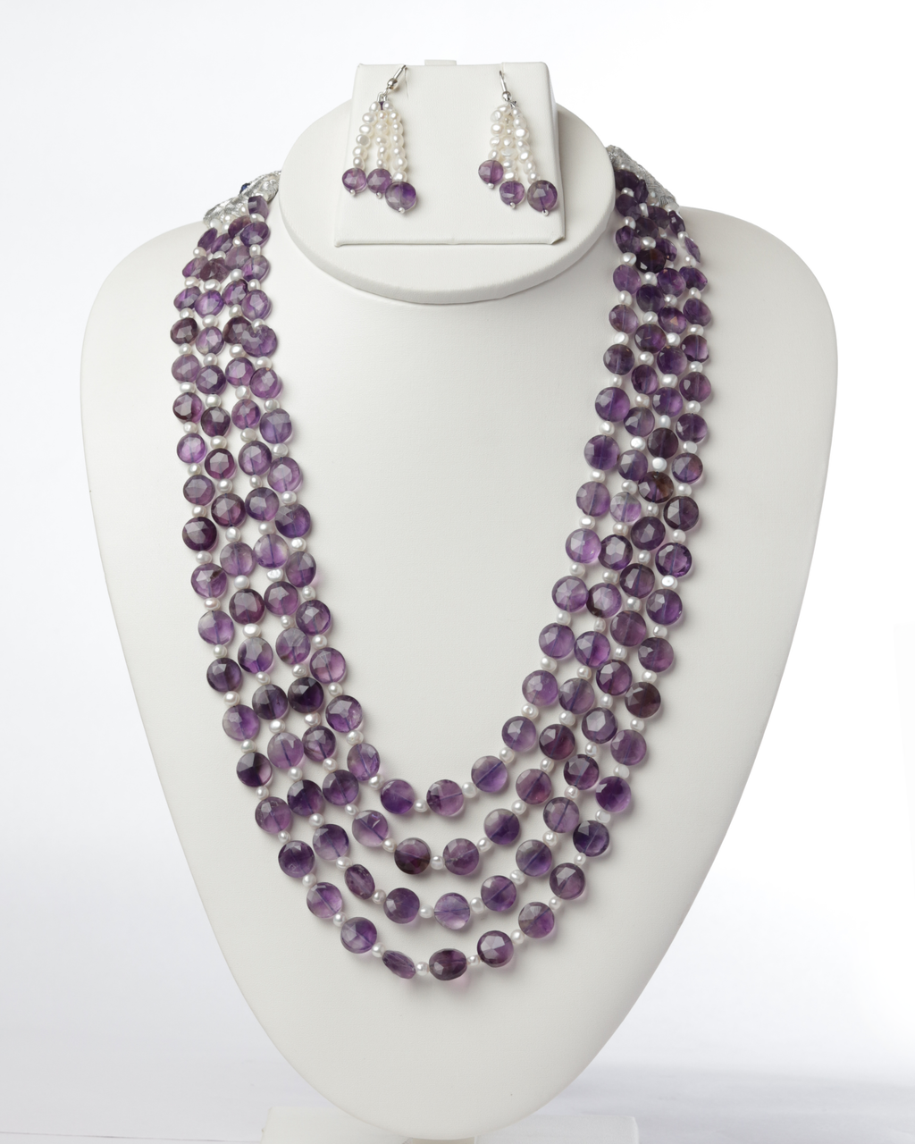 Amethyst & Pearl Necklace