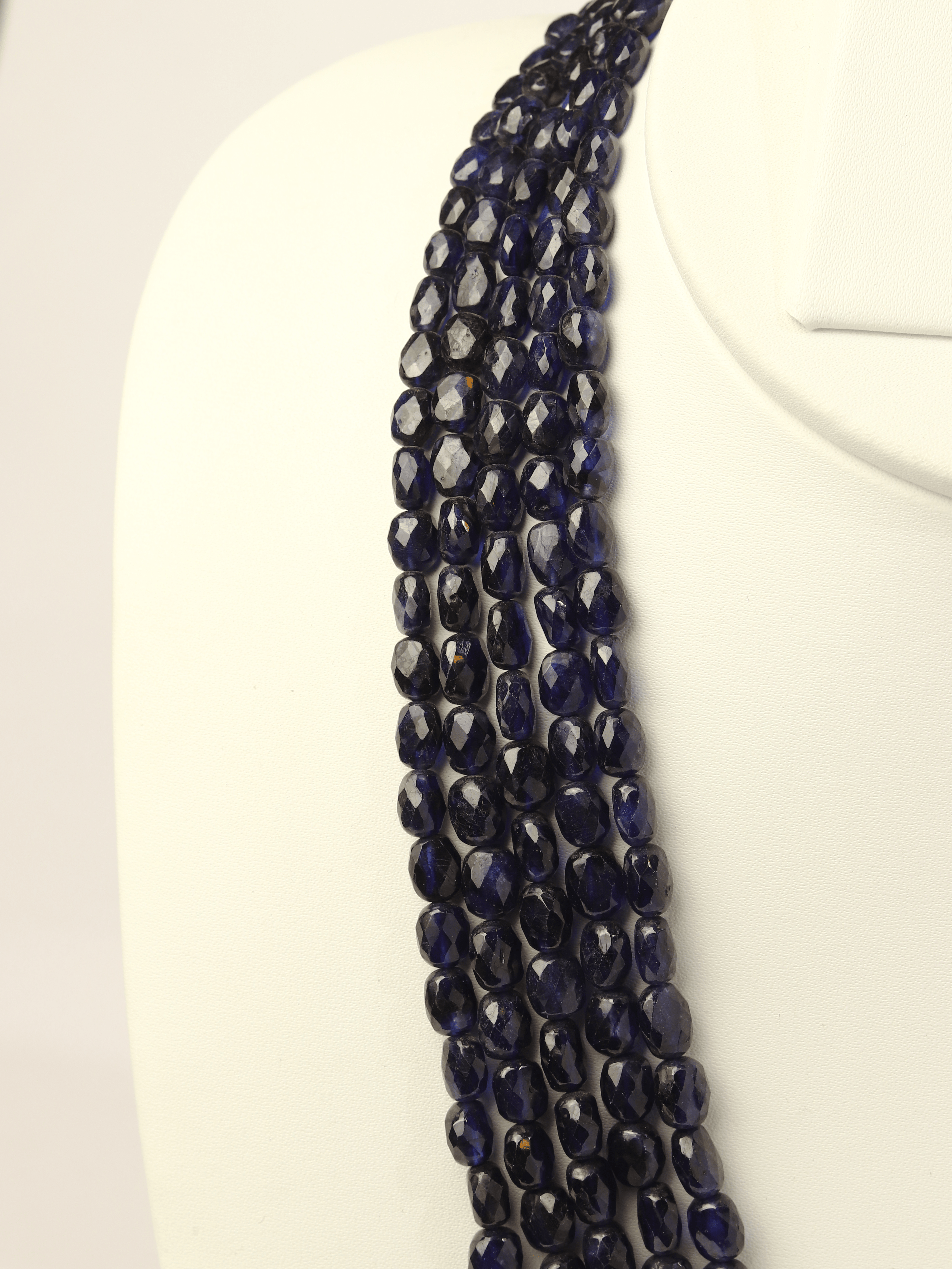 Multi-Strand Blue Sapphire Necklace