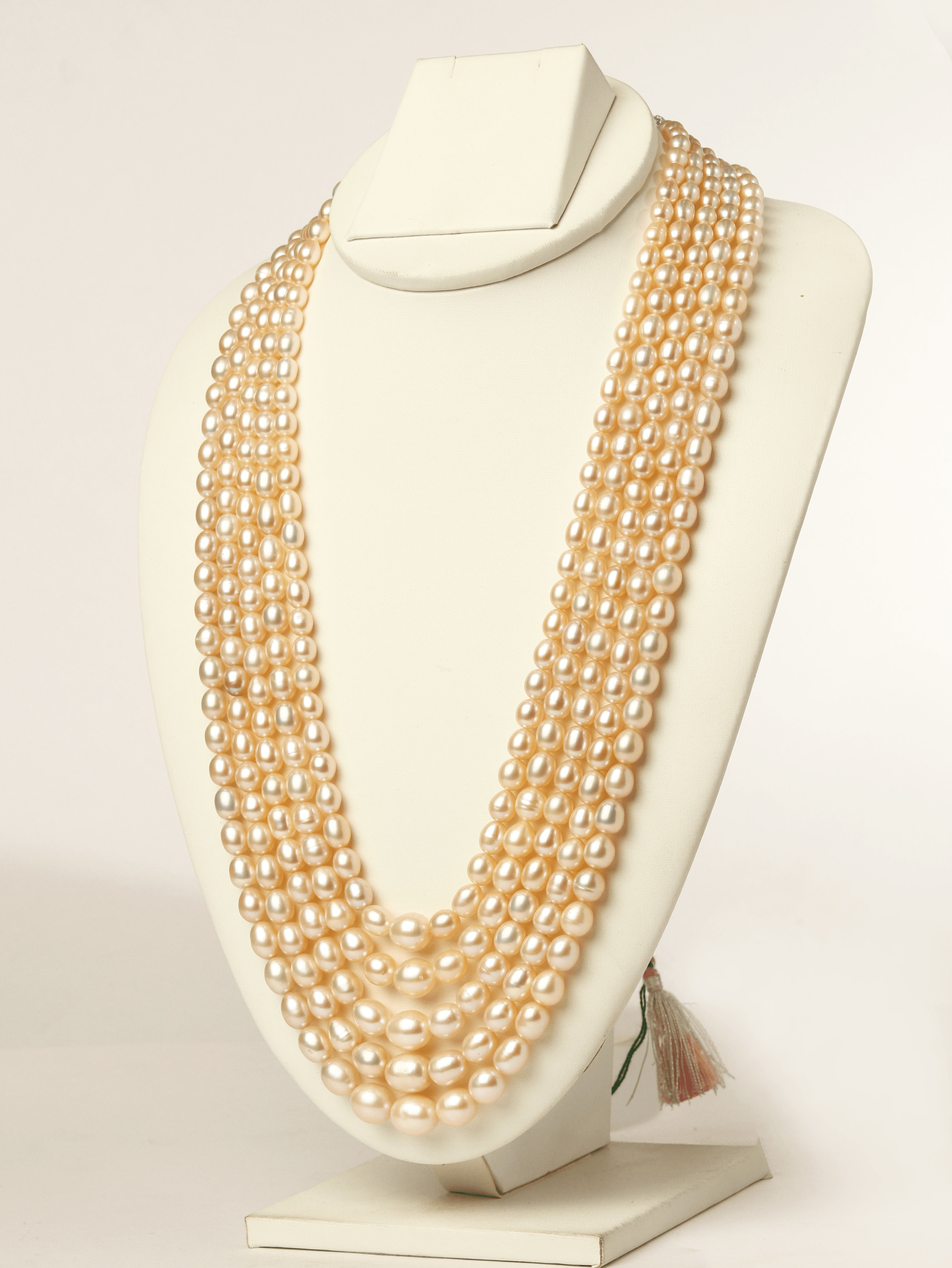 Oval Freshwater Pearl Necklace