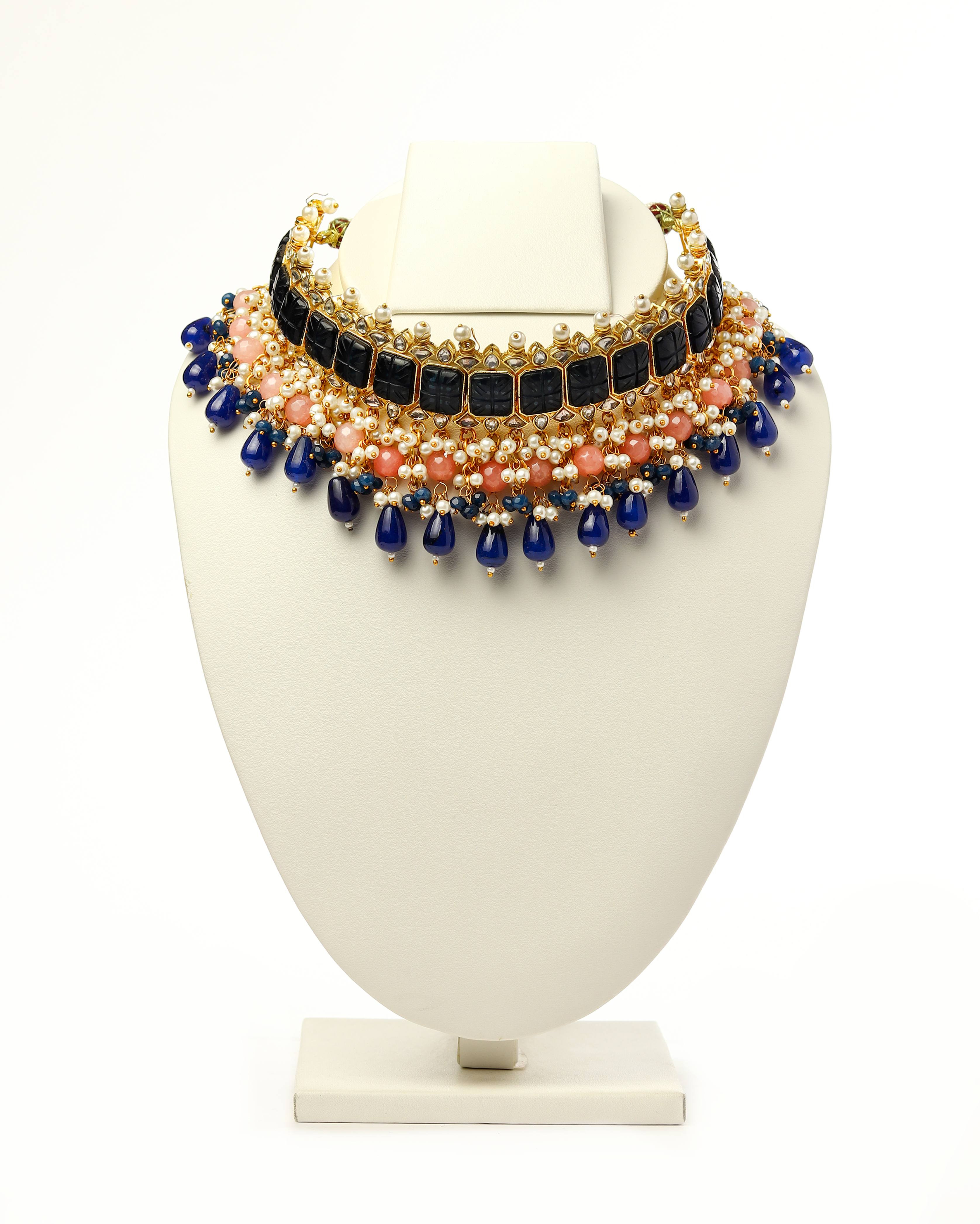 Royal Kundan & Beaded Choker Necklace