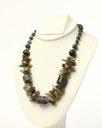Dark Smoky Gemstone Necklace