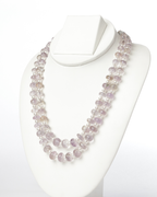 Two-Strand Amethyst & Pearl Necklace