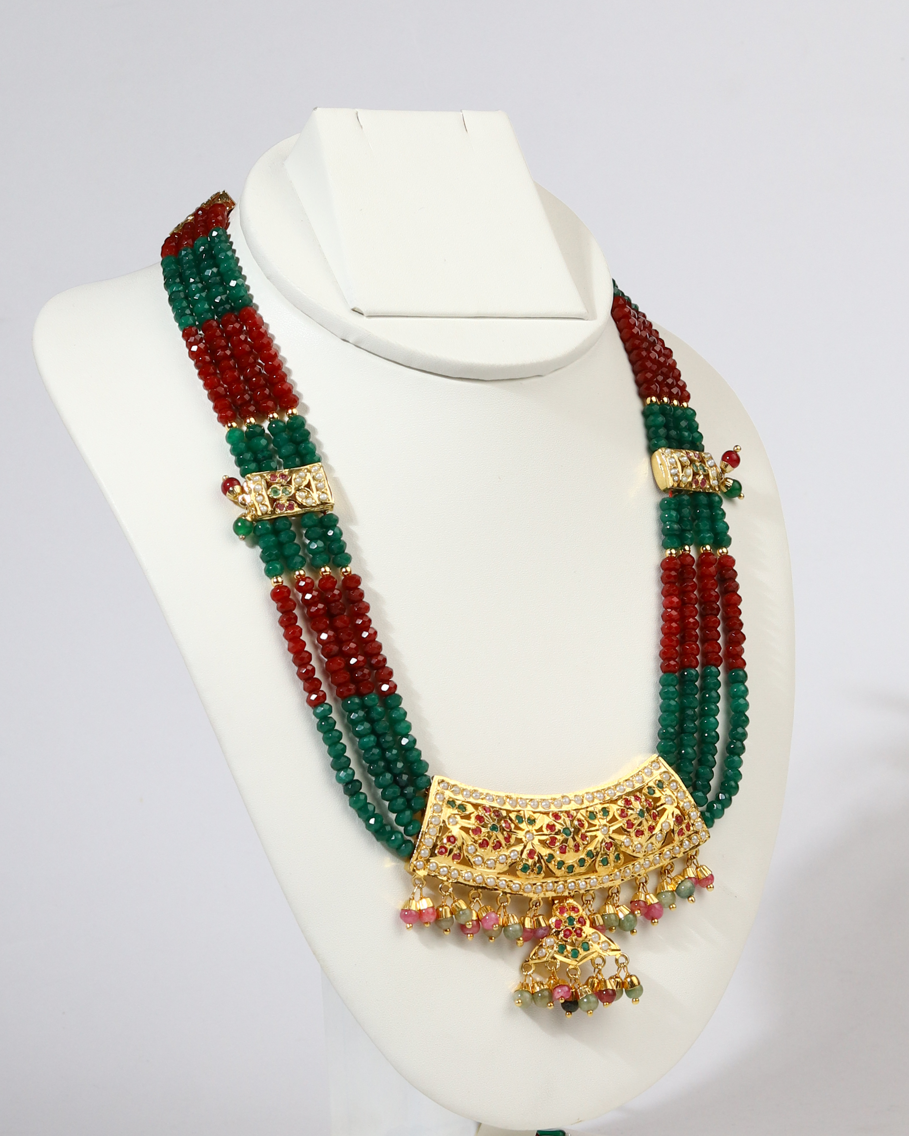 Jadau & Onyx Statement Necklace