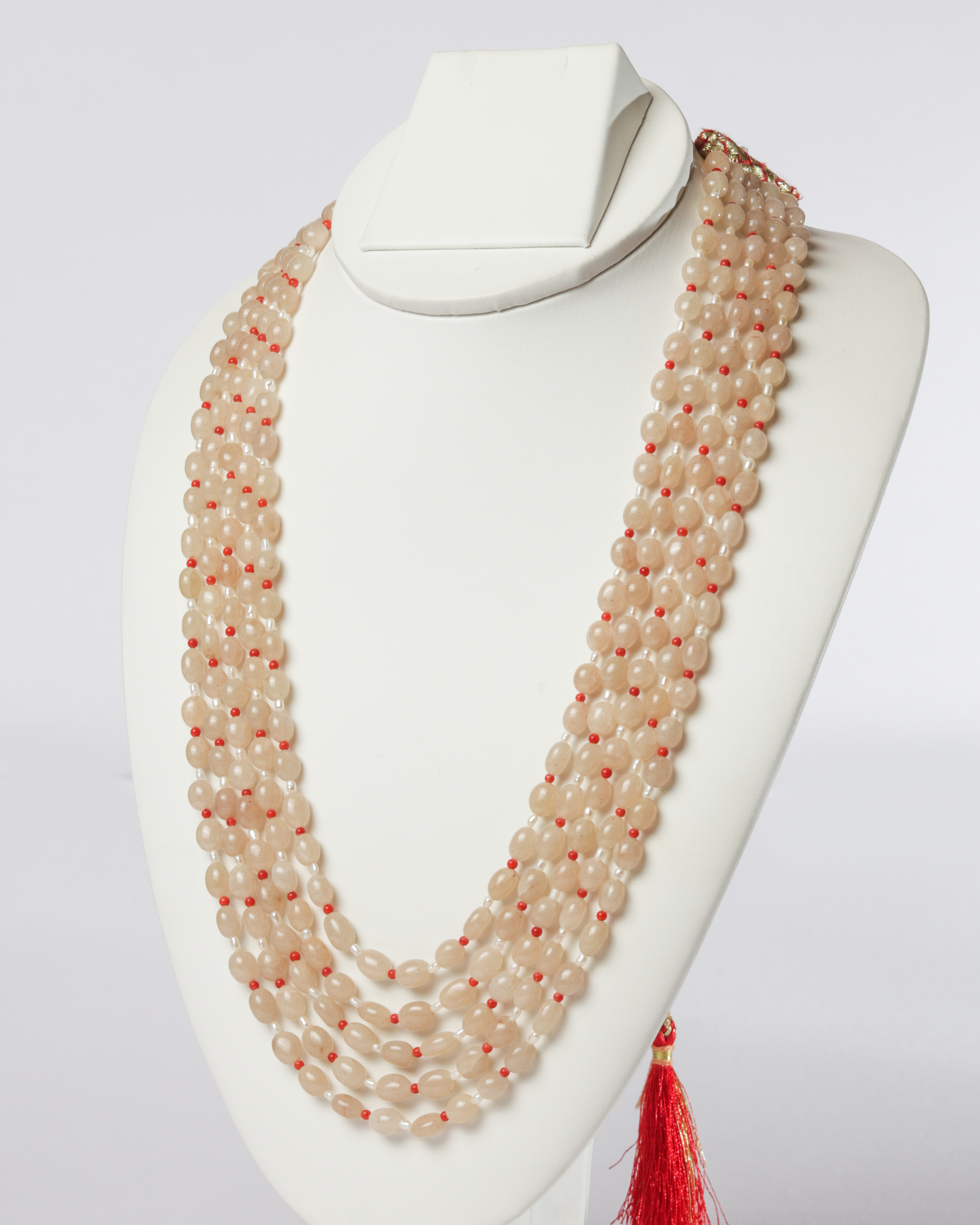 Stones & Pearl Necklace