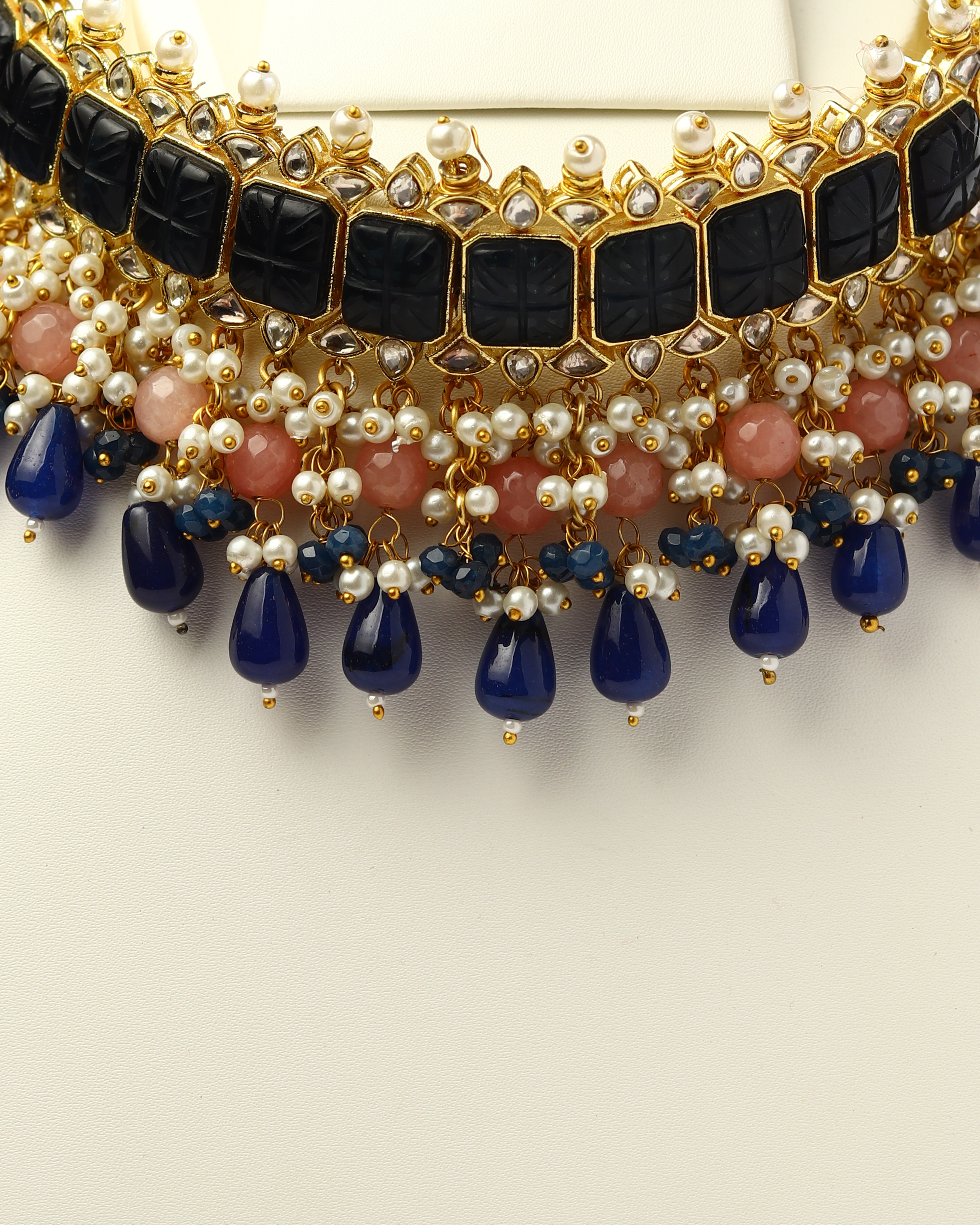 Royal Kundan & Beaded Choker Necklace