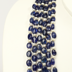 Blue Sapphire with Pearls Multi-Strand Necklace