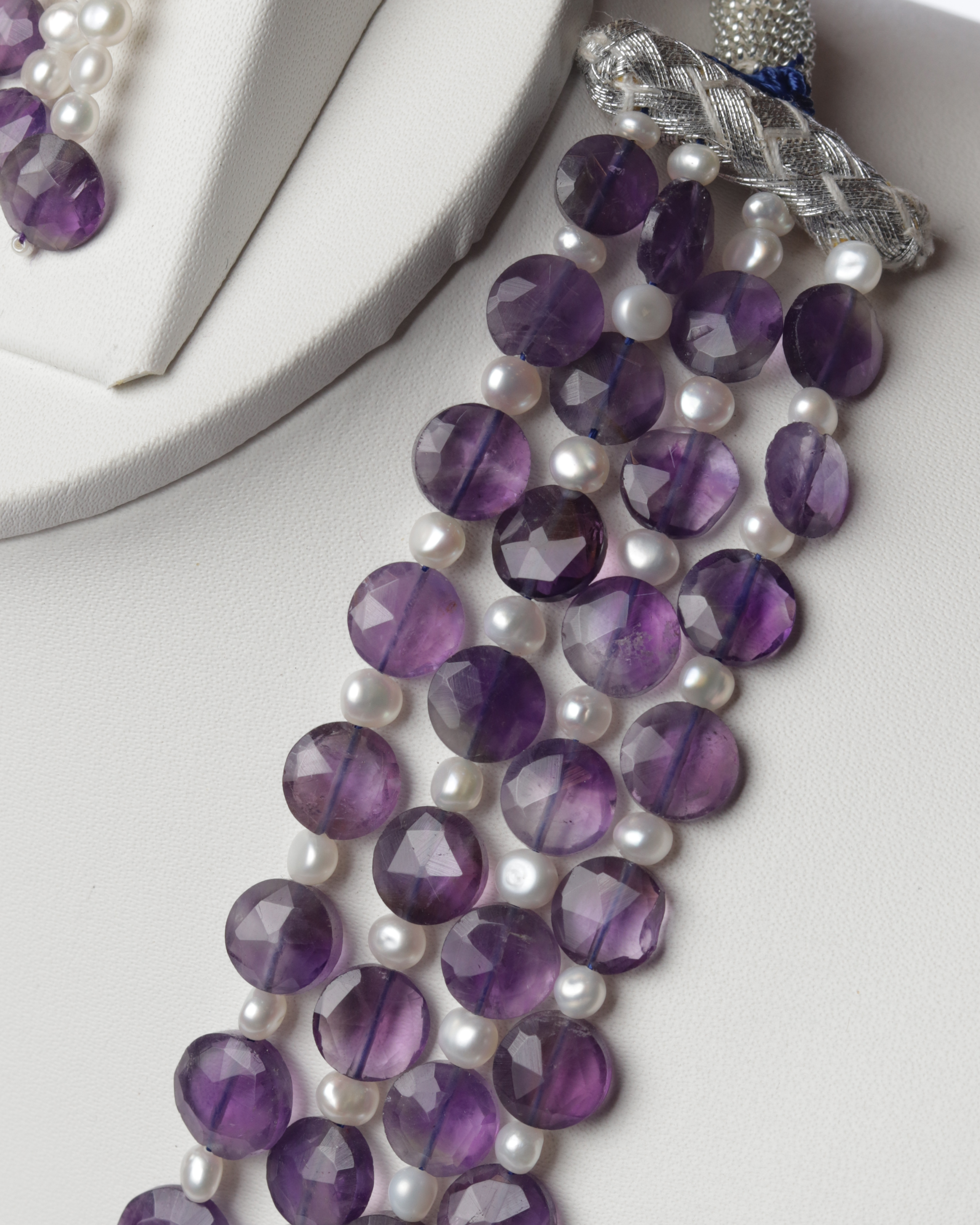 Amethyst & Pearl Necklace