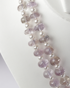 Two-Strand Amethyst & Pearl Necklace