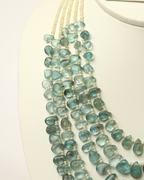 Ocean Glow Aquamarine & Pearl Necklace