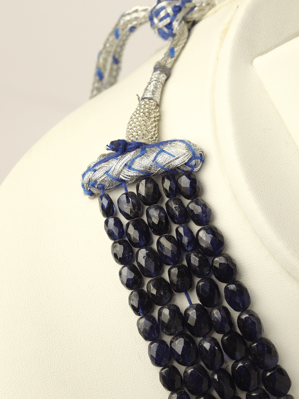 Multi-Strand Blue Sapphire Necklace