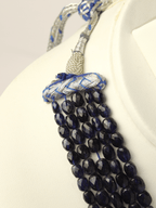 Multi-Strand Blue Sapphire Necklace