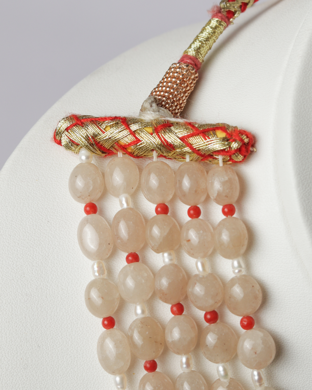 Stones & Pearl Necklace
