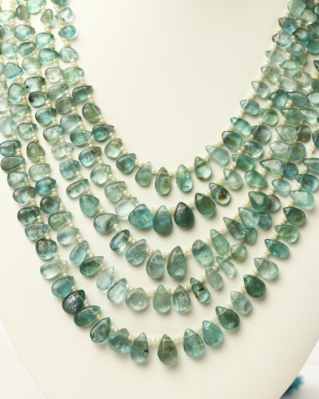 Ocean Glow Aquamarine & Pearl Necklace