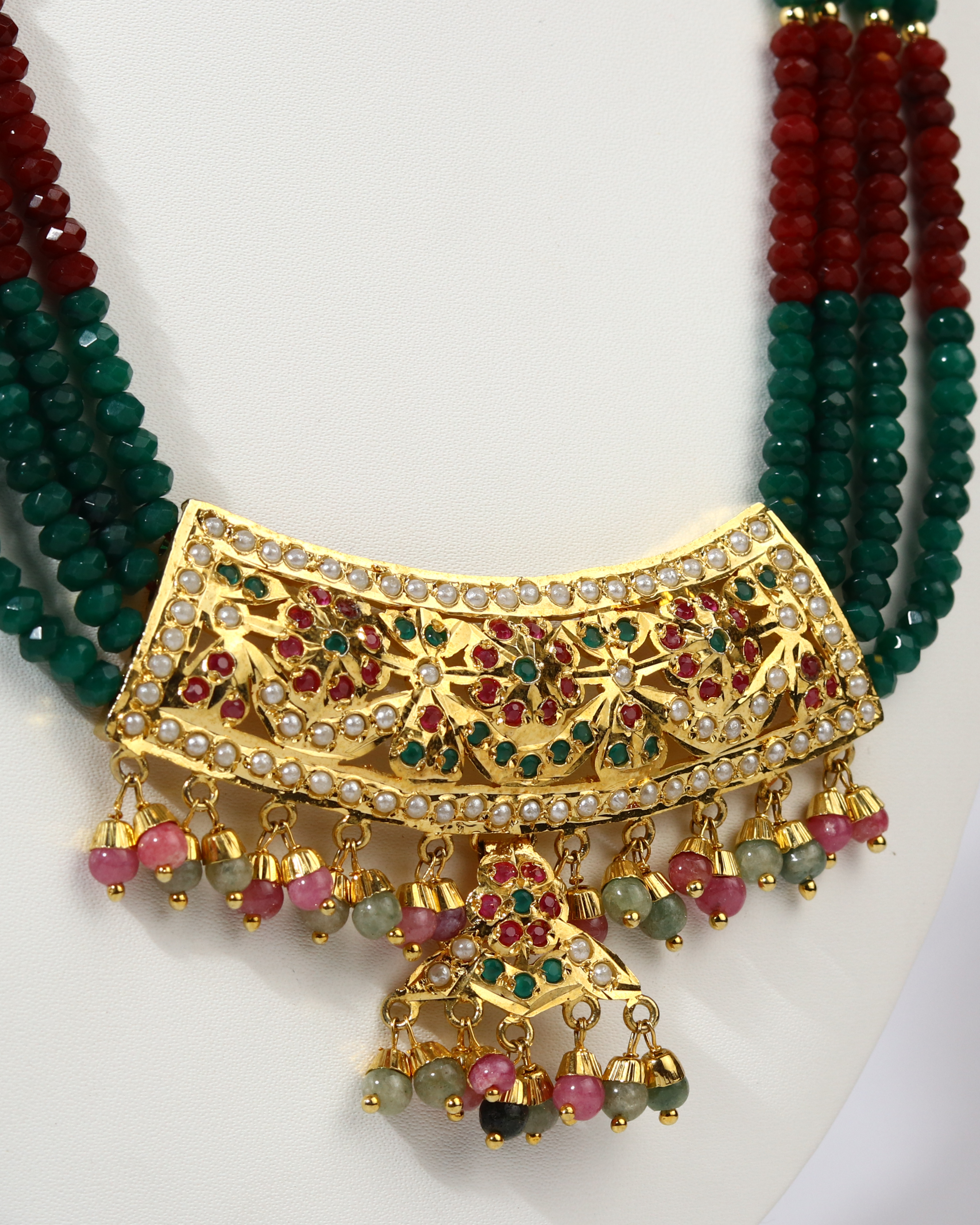 Jadau & Onyx Statement Necklace