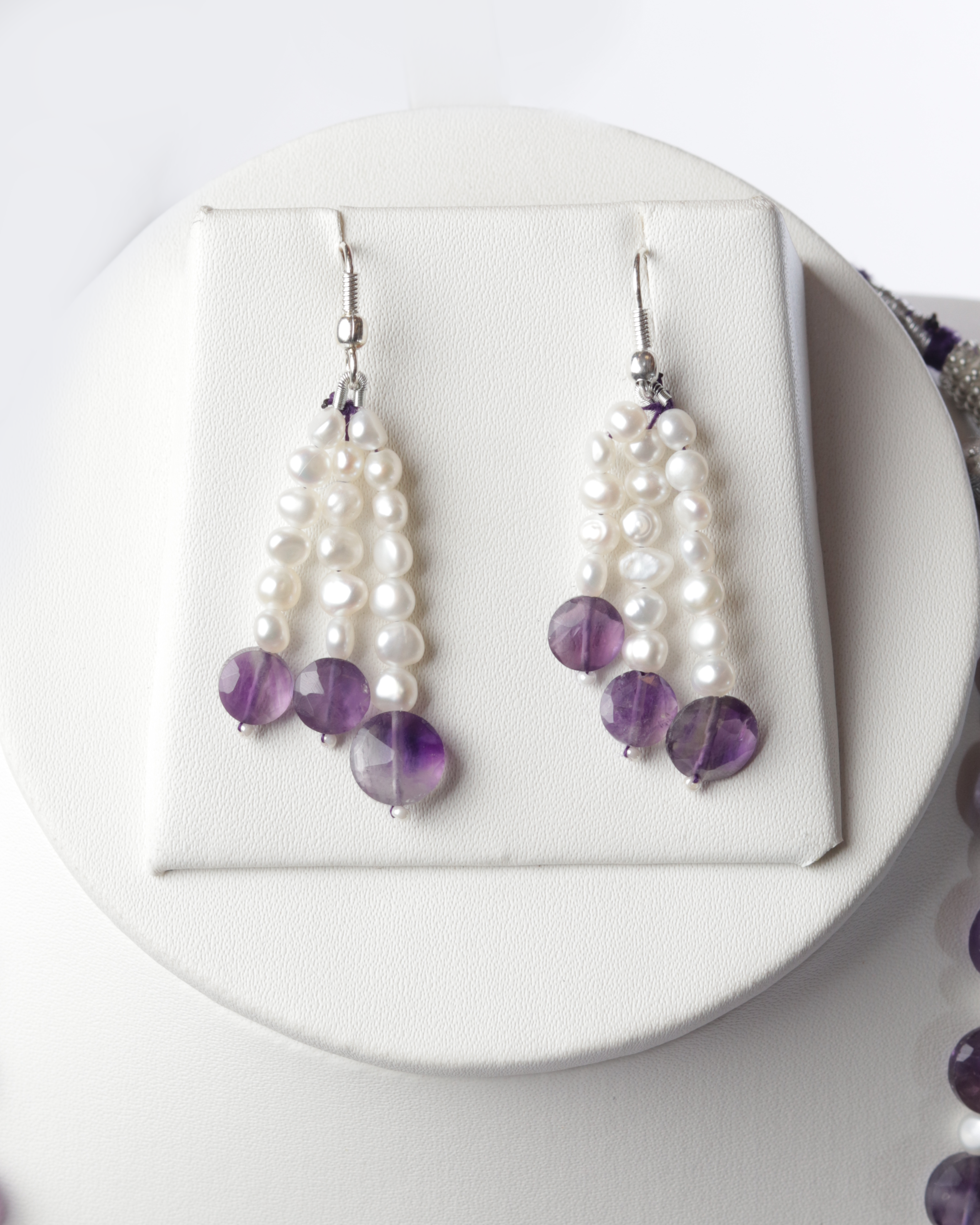 Amethyst & Pearl Necklace