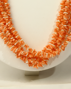 Italian Coral with KC Pearls Necklace