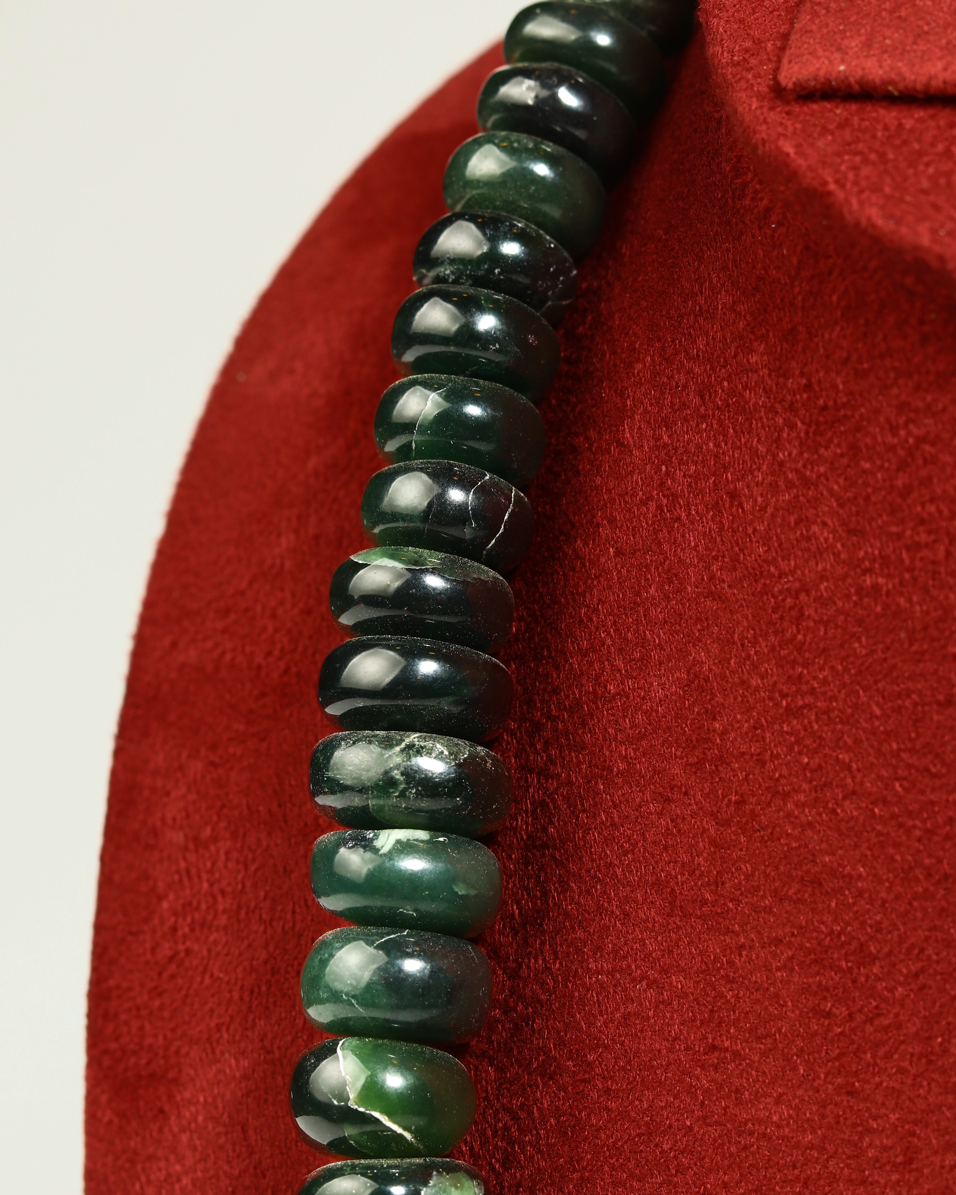 Strawberry Gemstone Bold-Cut Necklace