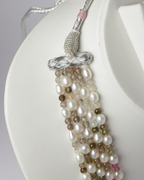 Multi-Color Tourmaline & Pearl Necklace