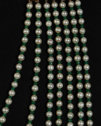 Regal Byrl Emerald 7 Lada Necklace & Earring Set – Traditional Pearl & Bright Green Emerald Nizami Jewellery