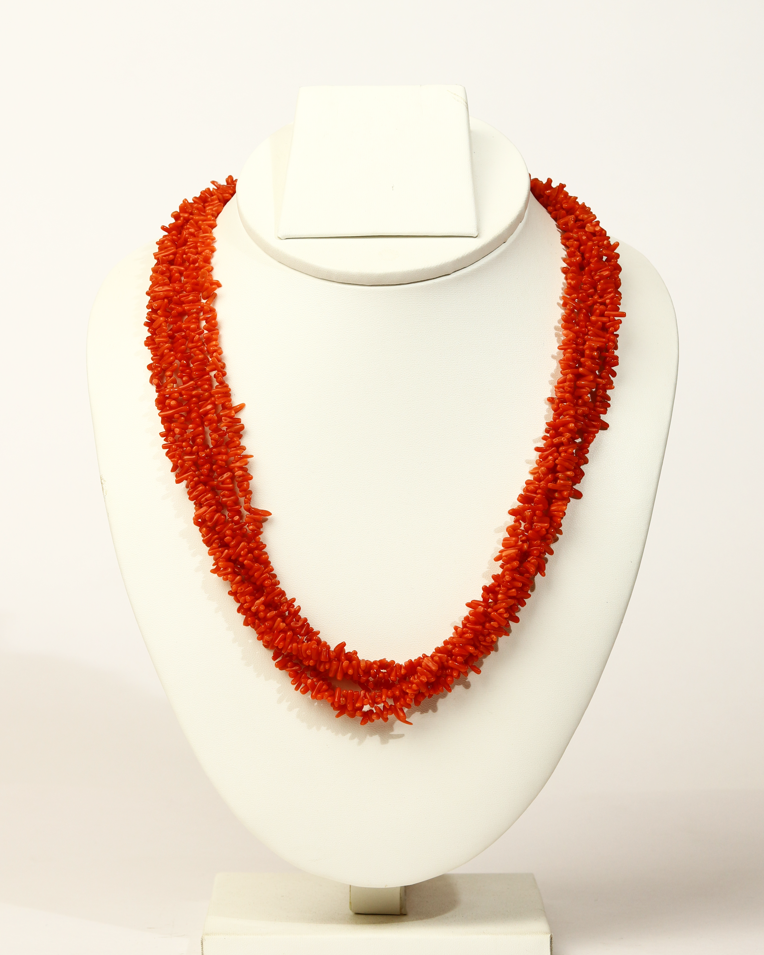 Italian Red Coral Necklace