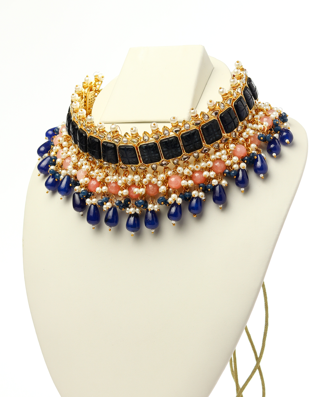 Royal Kundan & Beaded Choker Necklace